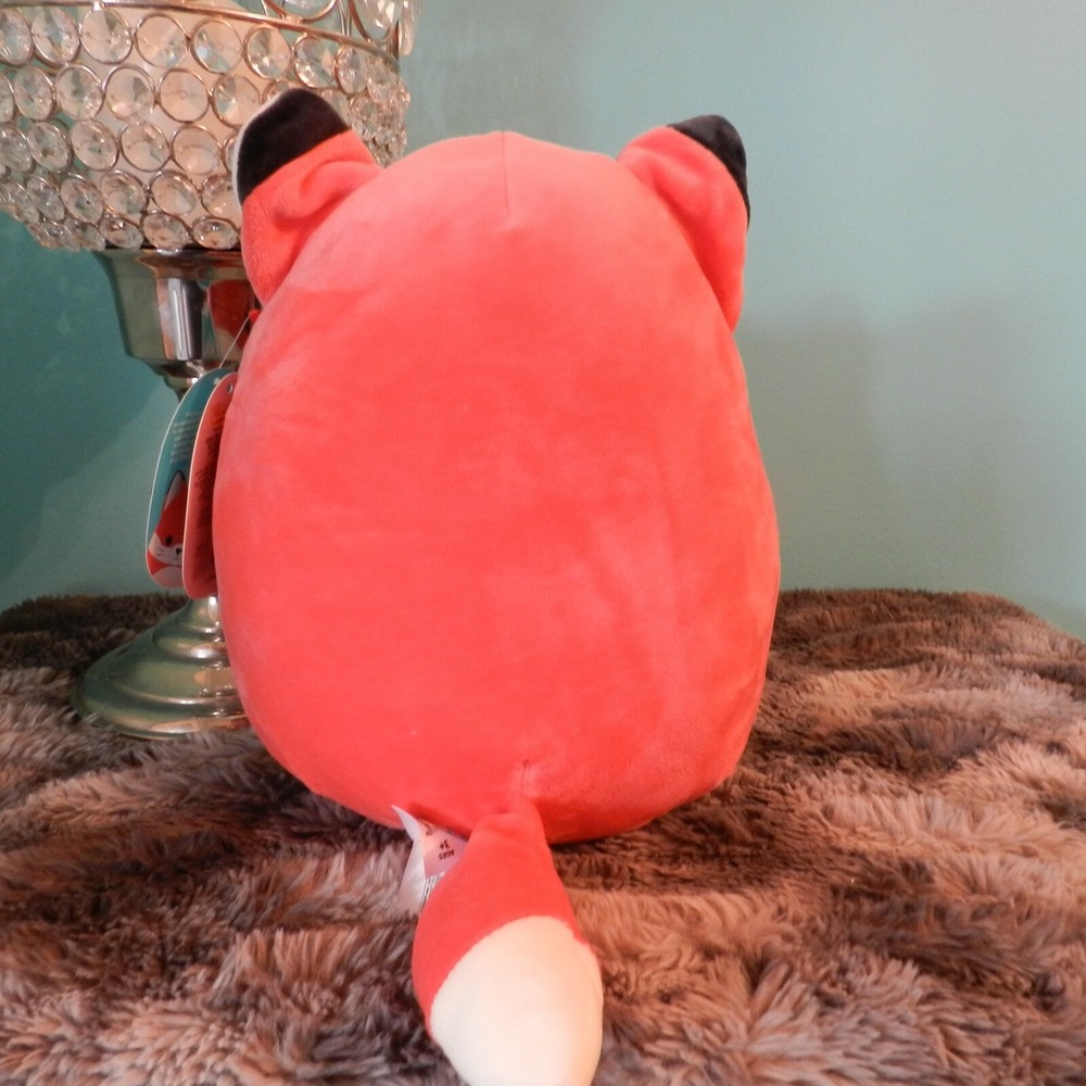 Squishmallows 8" Fifi the Red Coral Fox Fall Winter 2021 Kellytoy Plush - Picture 4 of 4